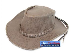 หมวกคาวบอยหนังแท้